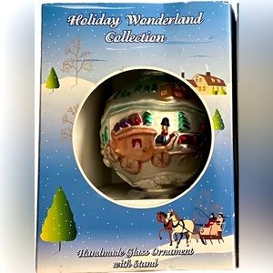 Handmade Glass Ornament (vintage)